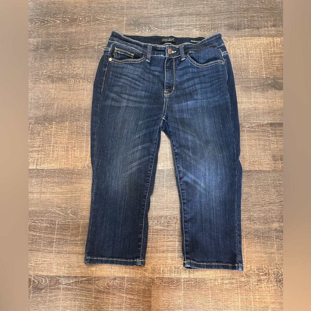 Judy Blue Dark Wash Cropped Ankle Jeans